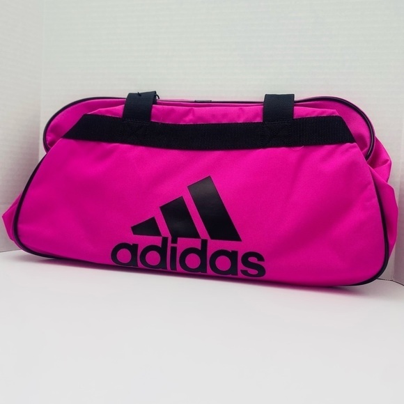 ADIDAS DIABLO SMALL DUFFEL Gym Bag adjustable shoulder strap padded haul handle - Picture 3 of 13